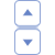 up and down arrow keys
